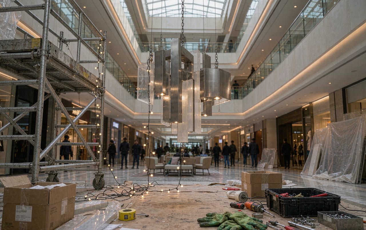 南通文化街区解放路 · 商场节庆美陈社区店 完工实景