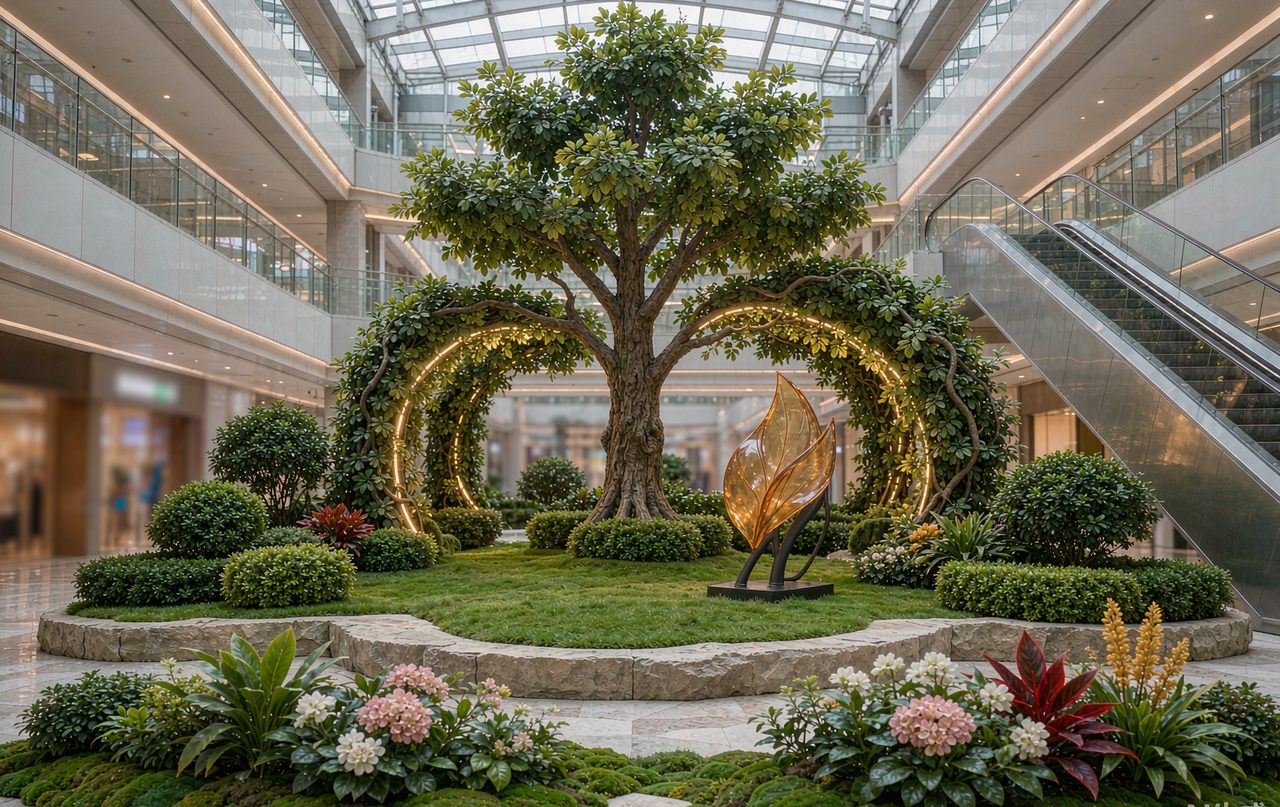 仿真植物造景