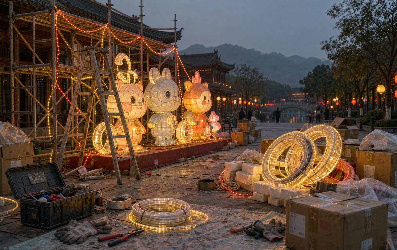 IP 联名灯光造型