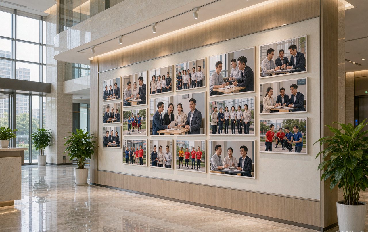 员工风采展示墙