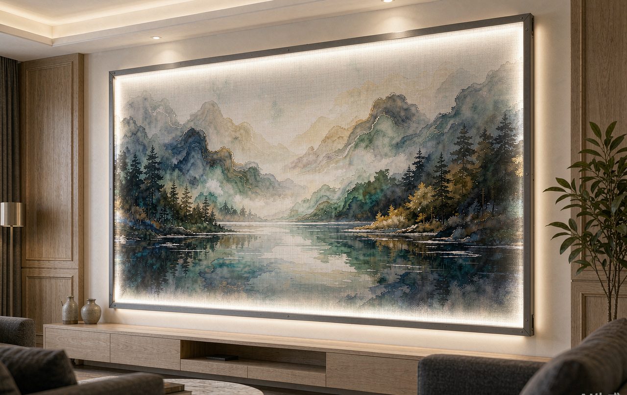 灯箱喷绘画面
