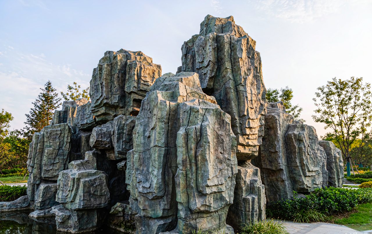 塑石假山