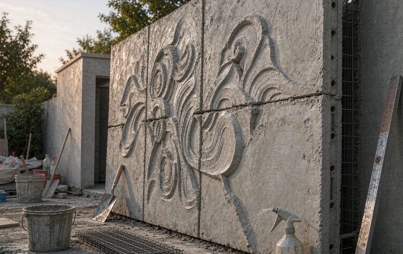 预制浮雕挂板