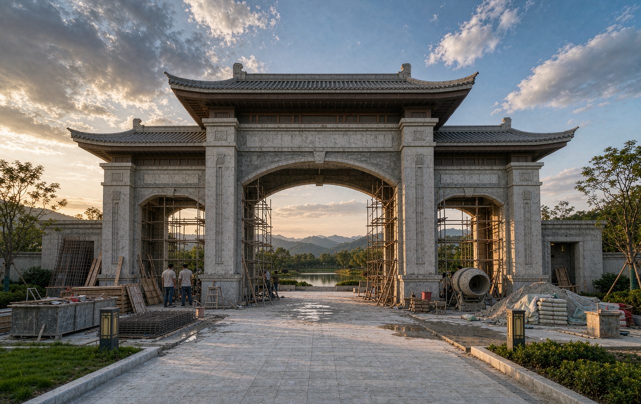 景区入口大门