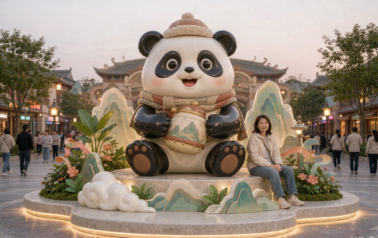 IP 雕塑美陈装置